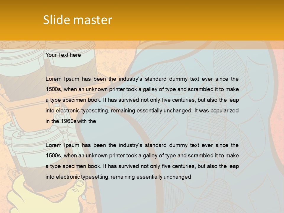 Internship Coffee Jobs PowerPoint Template