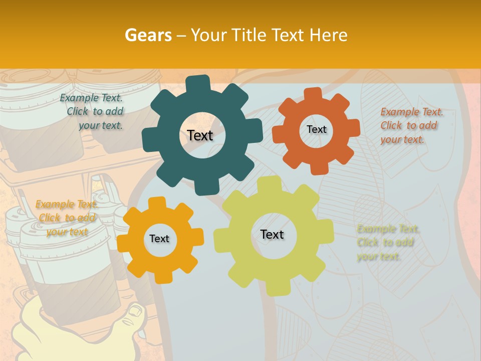 Internship Coffee Jobs PowerPoint Template