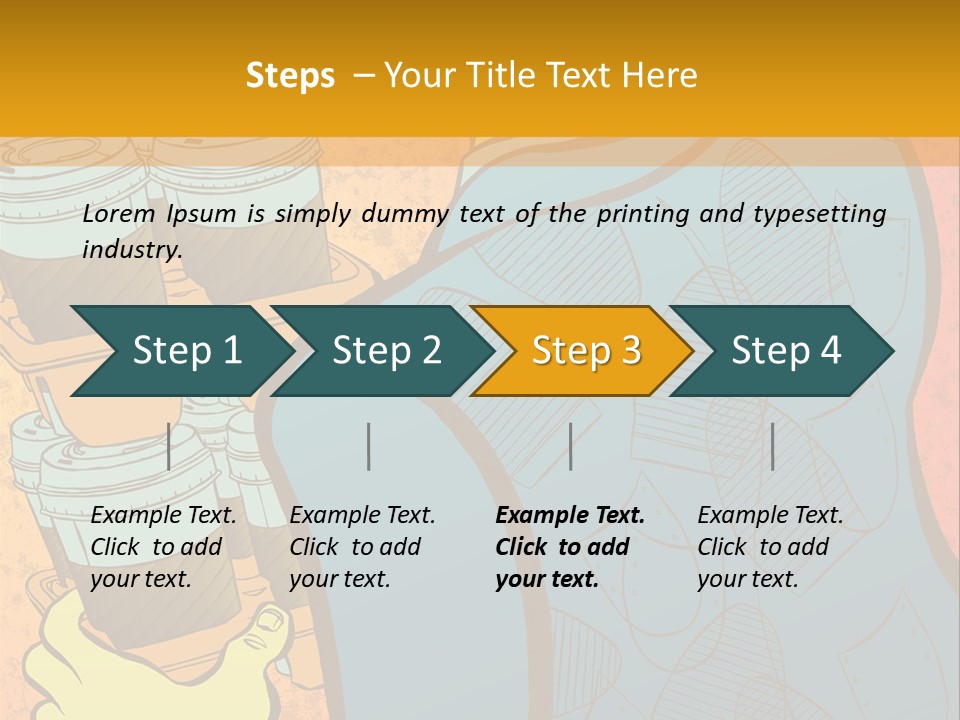 Internship Coffee Jobs PowerPoint Template