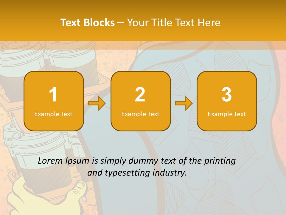 Internship Coffee Jobs PowerPoint Template