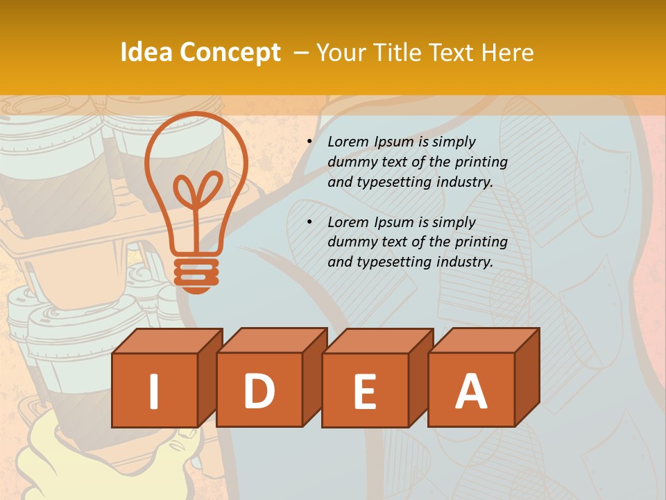 Internship Coffee Jobs PowerPoint Template