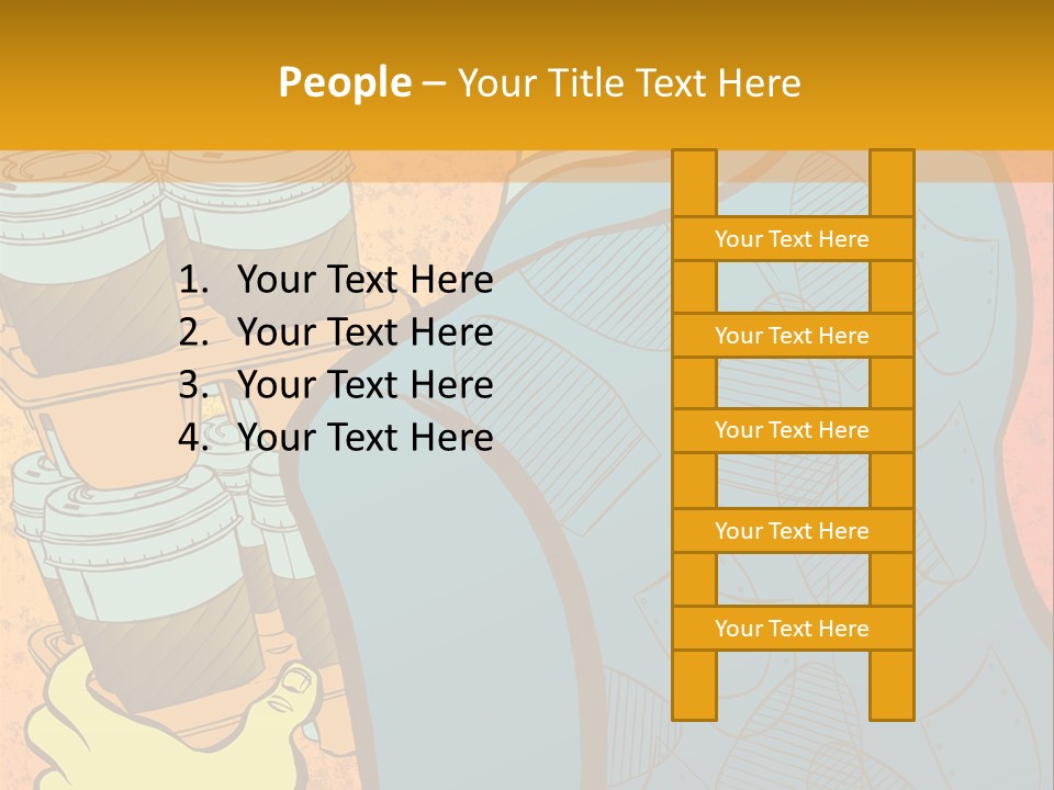 Internship Coffee Jobs PowerPoint Template
