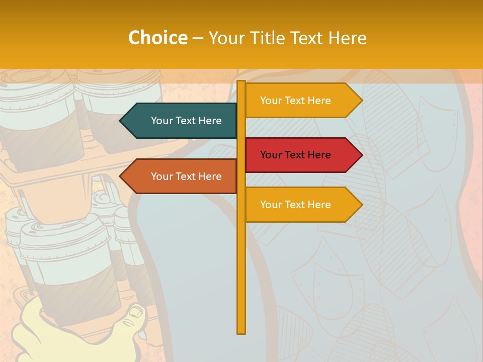 Internship Coffee Jobs PowerPoint Template