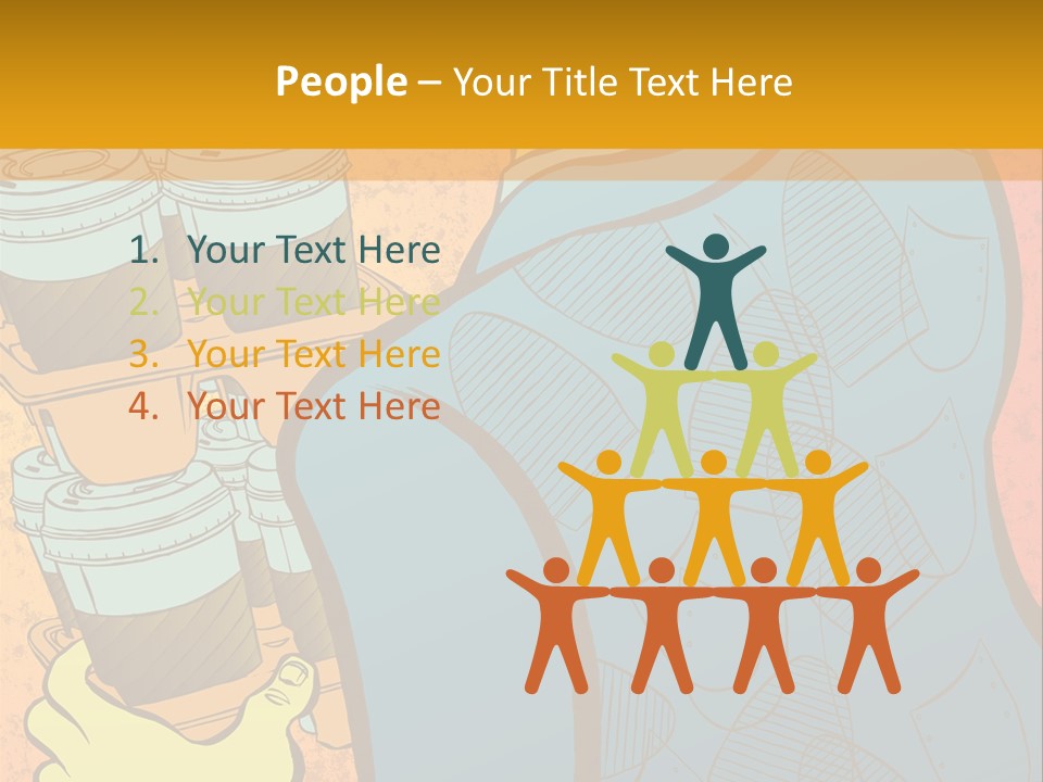 Internship Coffee Jobs PowerPoint Template