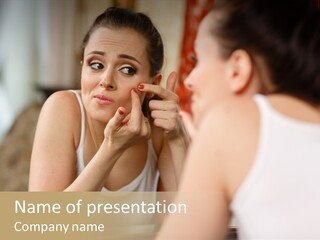 Young Pimple Home PowerPoint Template