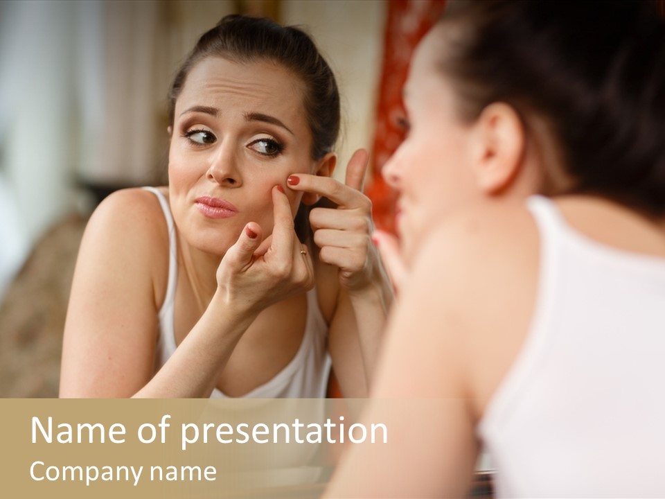 Young Pimple Home PowerPoint Template