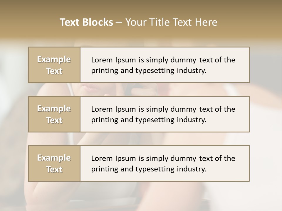 Young Pimple Home PowerPoint Template