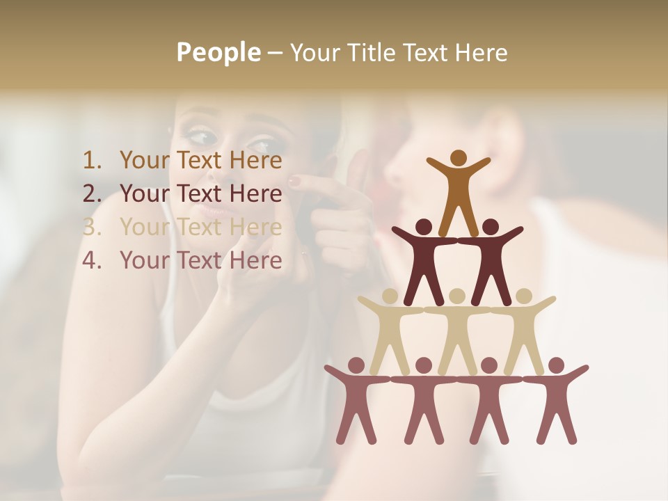 Young Pimple Home PowerPoint Template