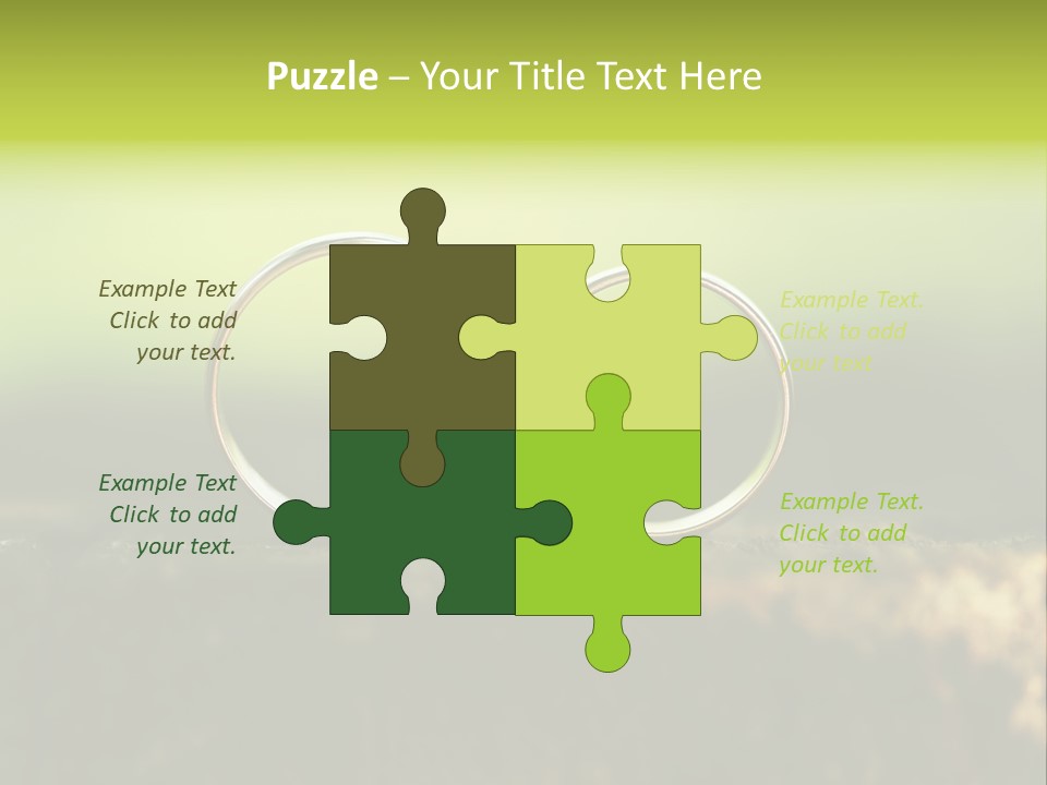 Two Wedding Rings Sitting On A Piece Of Wood PowerPoint Template