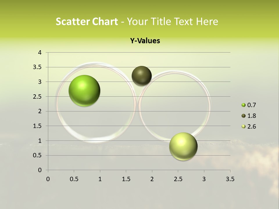 Two Wedding Rings Sitting On A Piece Of Wood PowerPoint Template