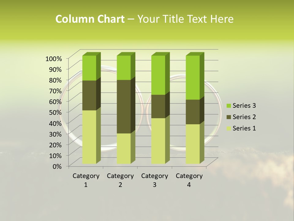 Two Wedding Rings Sitting On A Piece Of Wood PowerPoint Template