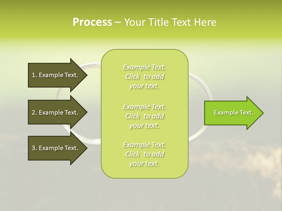 Two Wedding Rings Sitting On A Piece Of Wood PowerPoint Template