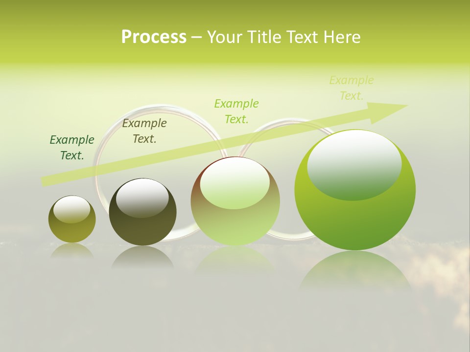 Two Wedding Rings Sitting On A Piece Of Wood PowerPoint Template