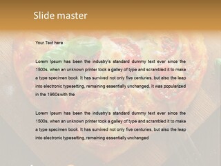 Italian Plate Cuisine PowerPoint Template