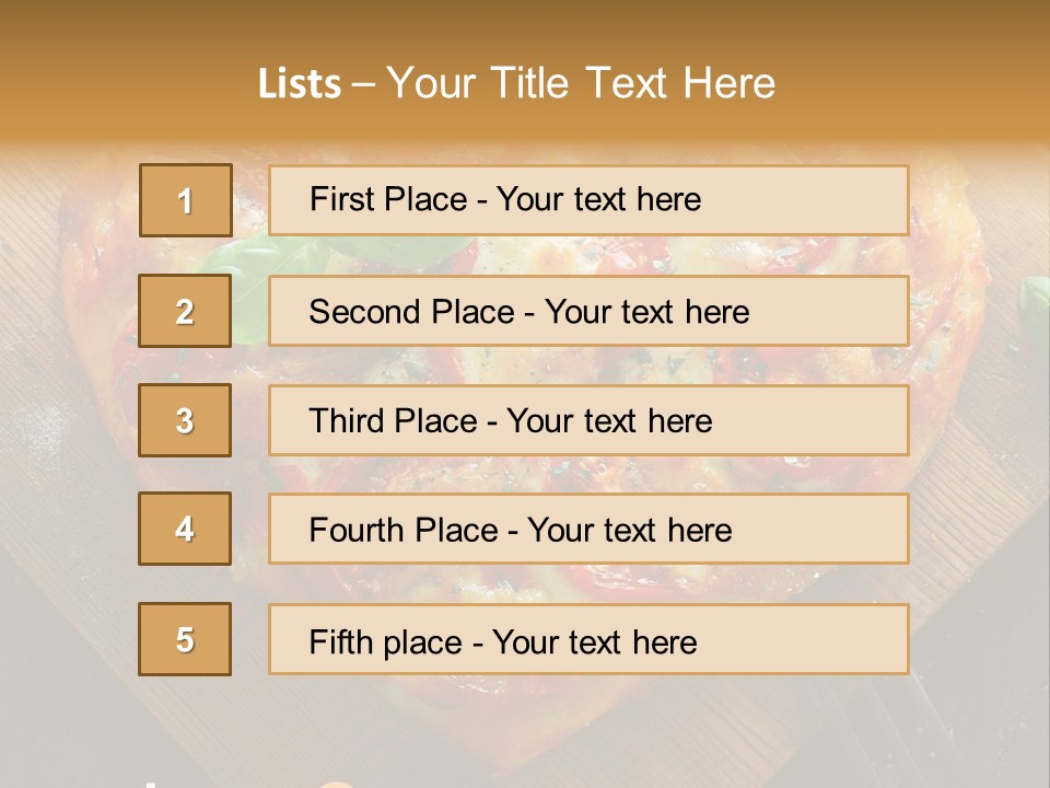 Italian Plate Cuisine PowerPoint Template