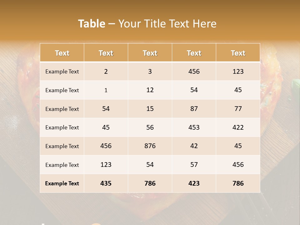 Italian Plate Cuisine PowerPoint Template