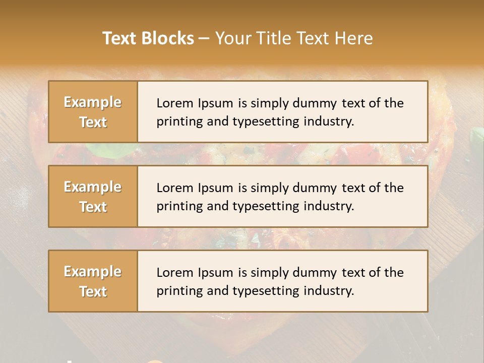 Italian Plate Cuisine PowerPoint Template