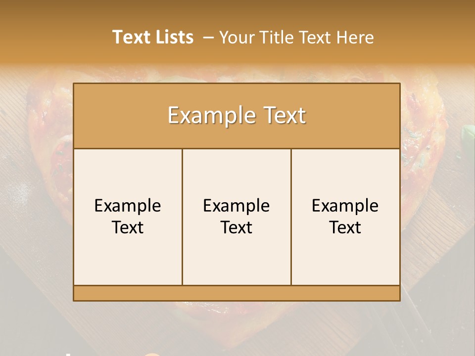 Italian Plate Cuisine PowerPoint Template