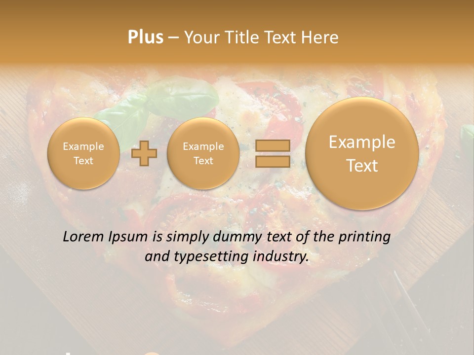 Italian Plate Cuisine PowerPoint Template