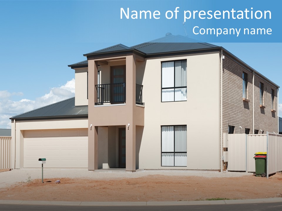 Home Noon Property PowerPoint Template