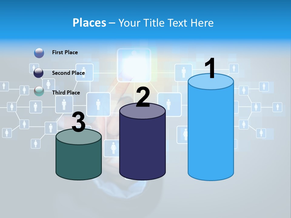 Interaction News Businessman PowerPoint Template