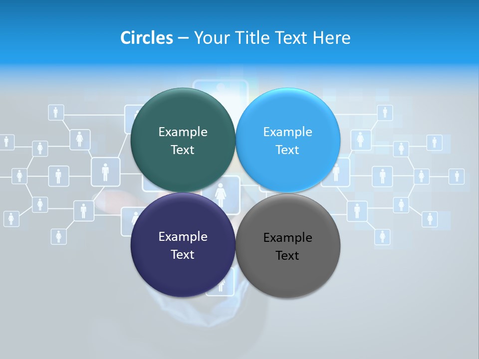 Interaction News Businessman PowerPoint Template