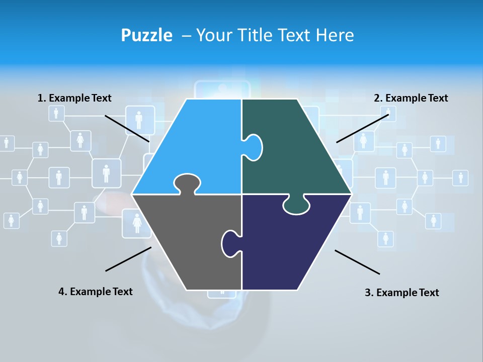 Interaction News Businessman PowerPoint Template