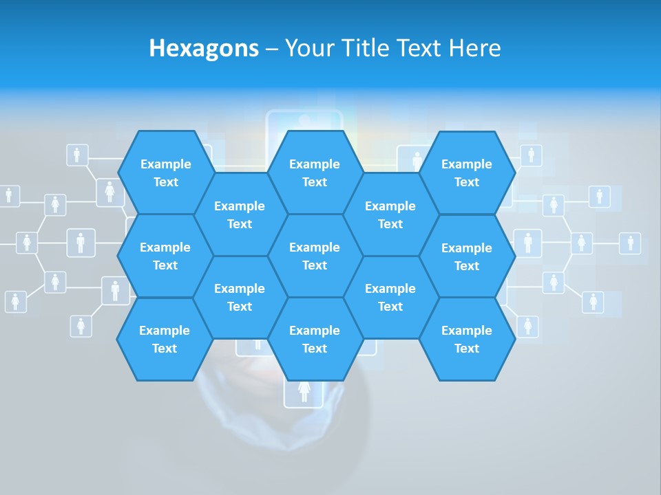 Interaction News Businessman PowerPoint Template