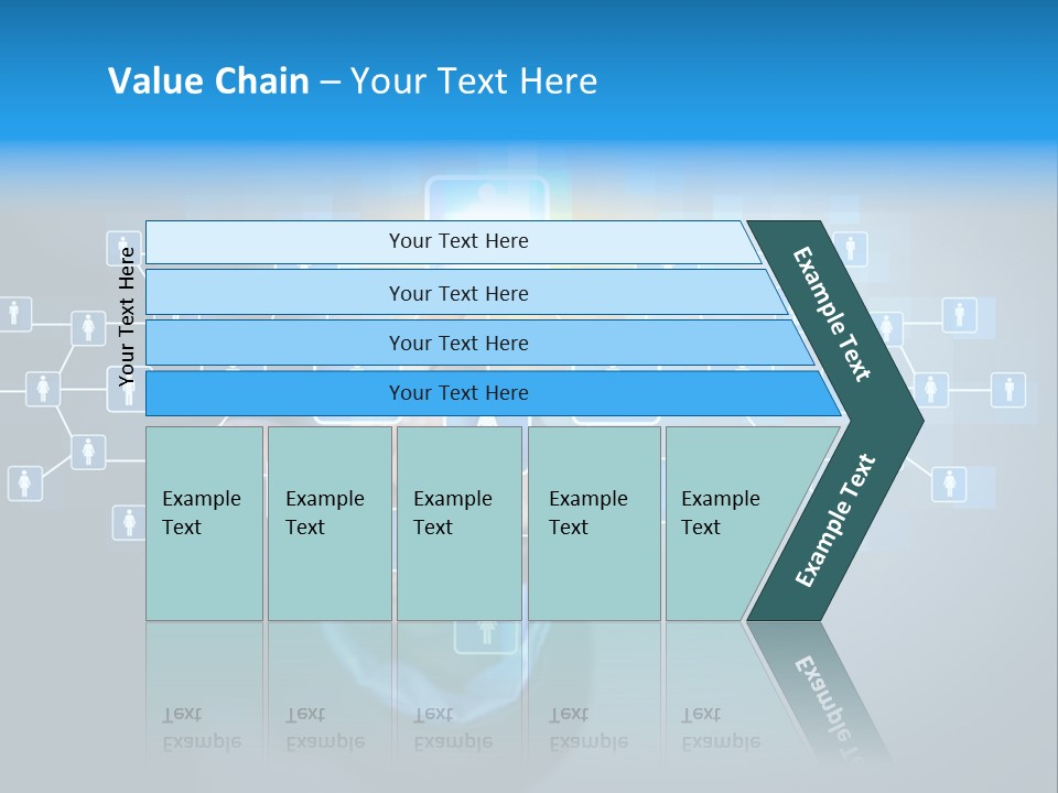Interaction News Businessman PowerPoint Template