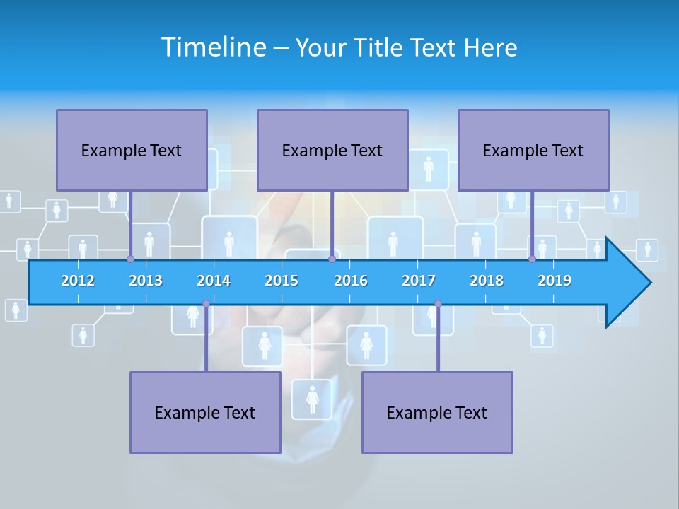 Interaction News Businessman PowerPoint Template