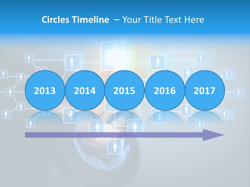 Interaction News Businessman PowerPoint Template