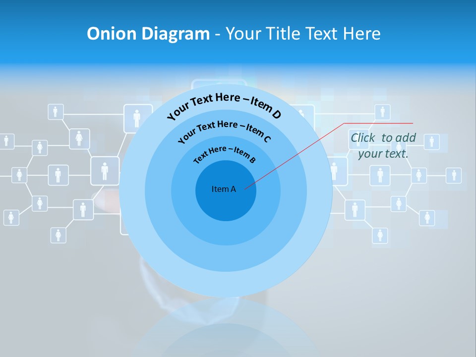 Interaction News Businessman PowerPoint Template