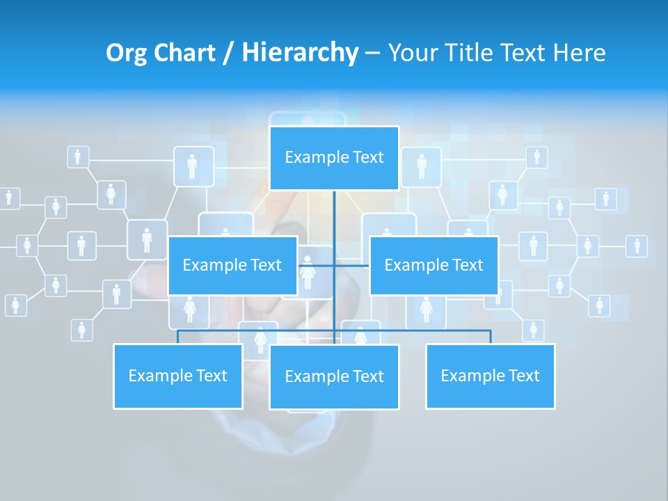 Interaction News Businessman PowerPoint Template