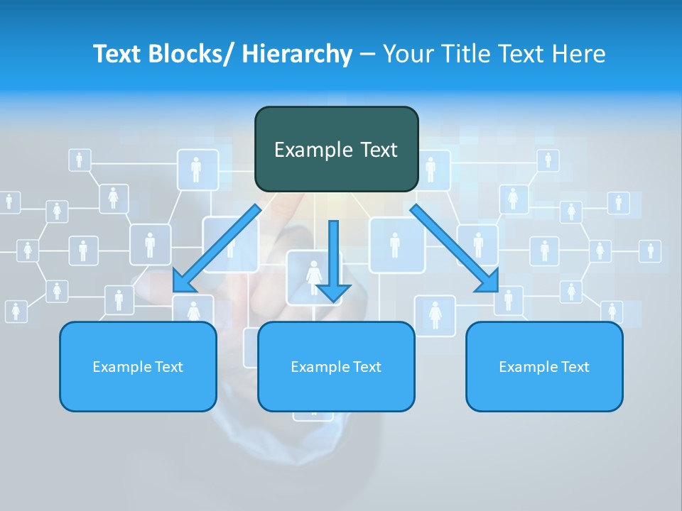 Interaction News Businessman PowerPoint Template