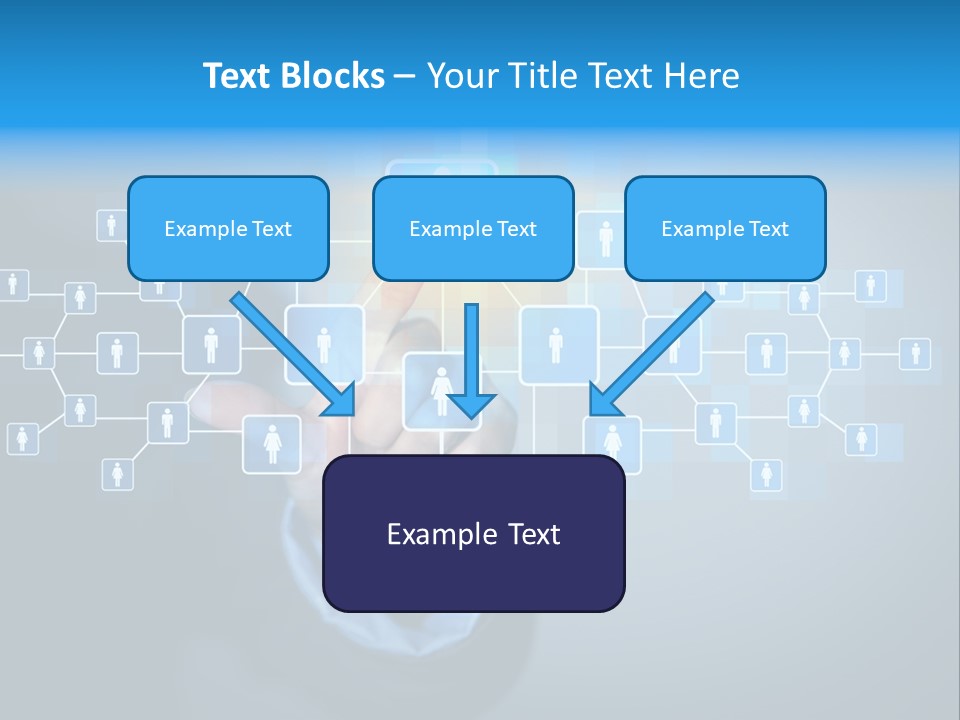 Interaction News Businessman PowerPoint Template