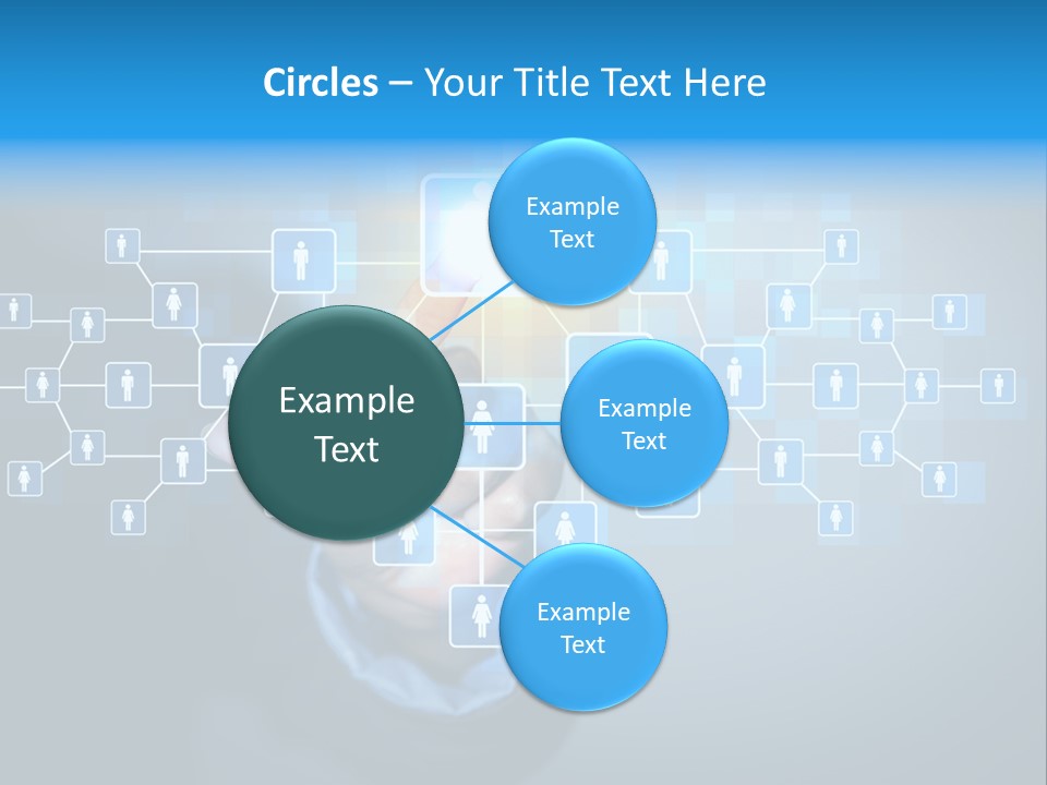 Interaction News Businessman PowerPoint Template