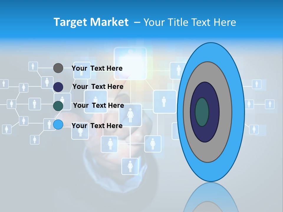 Interaction News Businessman PowerPoint Template