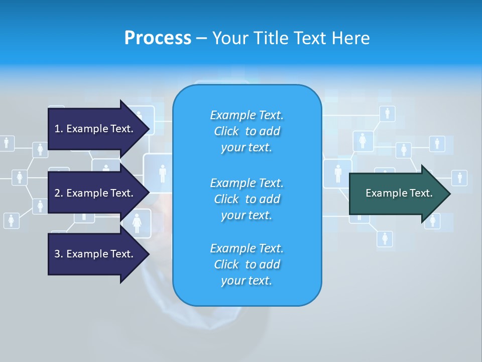 Interaction News Businessman PowerPoint Template