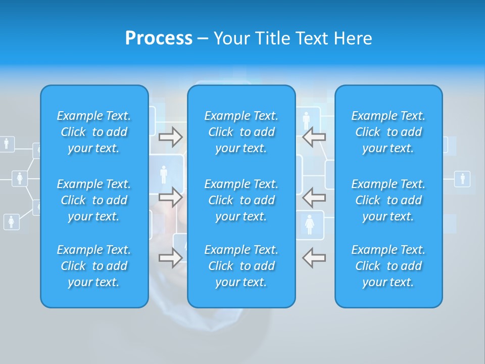 Interaction News Businessman PowerPoint Template