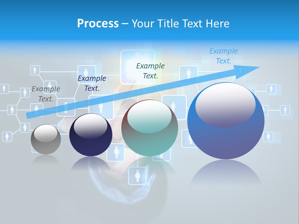 Interaction News Businessman PowerPoint Template