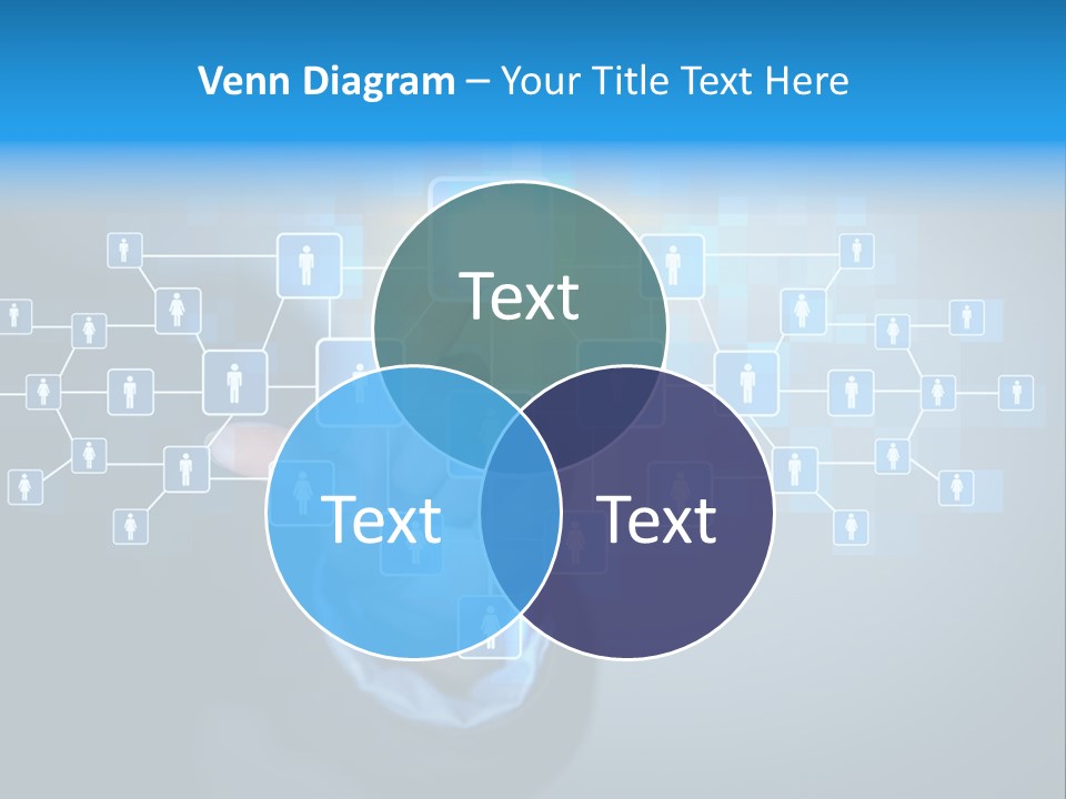Interaction News Businessman PowerPoint Template