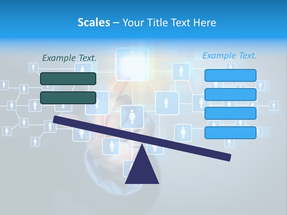 Interaction News Businessman PowerPoint Template