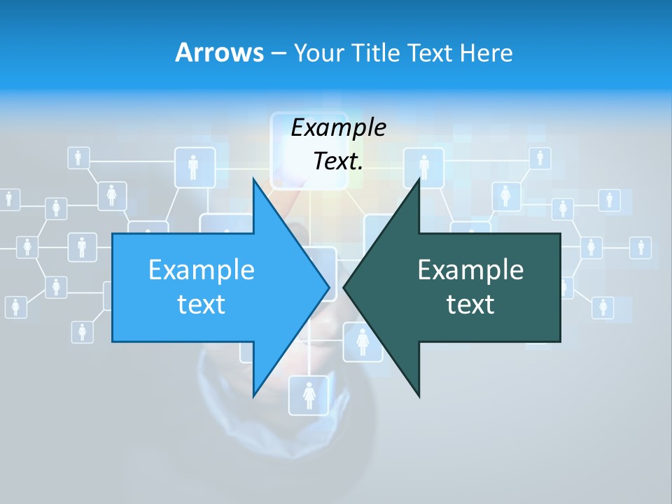 Interaction News Businessman PowerPoint Template