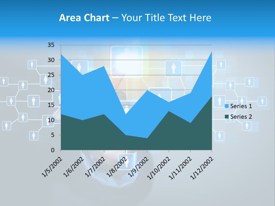 Interaction News Businessman PowerPoint Template