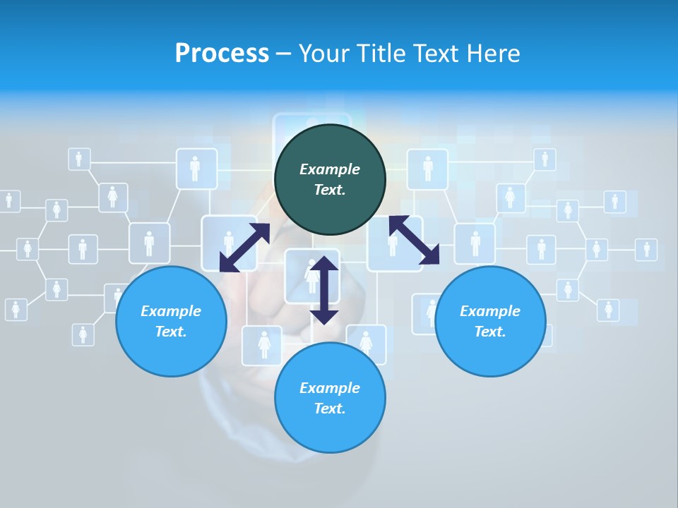 Interaction News Businessman PowerPoint Template