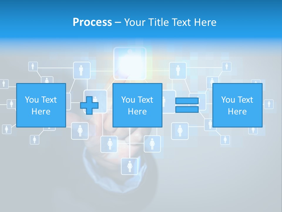 Interaction News Businessman PowerPoint Template