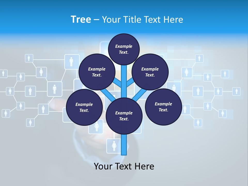 Interaction News Businessman PowerPoint Template