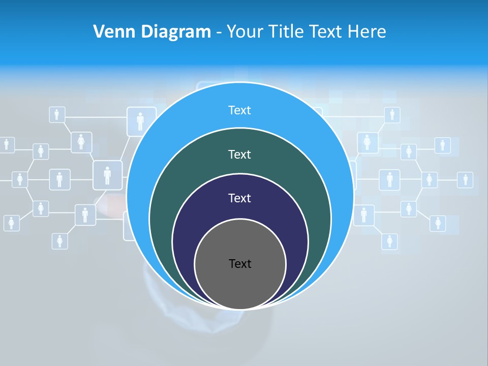 Interaction News Businessman PowerPoint Template