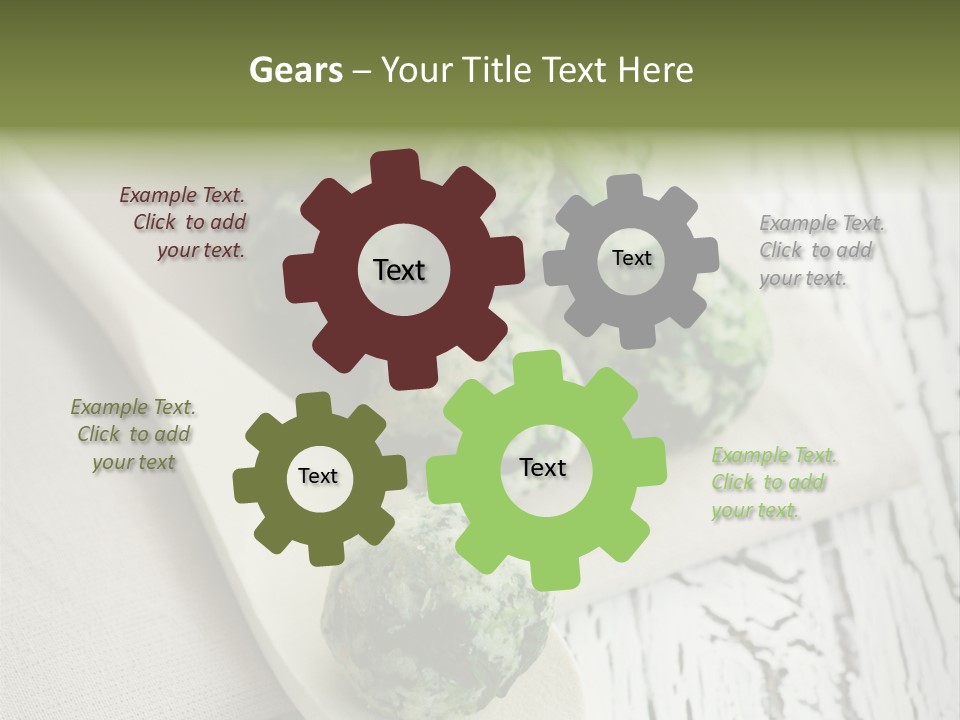 Leaf Table Strangolapreti PowerPoint Template