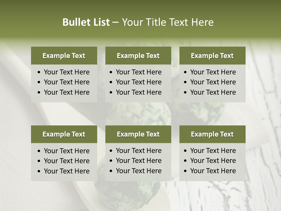 Leaf Table Strangolapreti PowerPoint Template